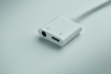 Logo trade promotional products image of: ABS jack audio splitter type C