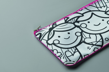 Logo trade promotional giveaway photo of: Pencil case with markers