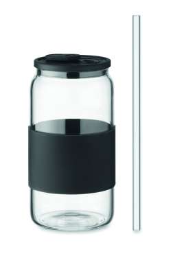 Logo trade advertising products image of: High borosilicate tumbler 550ml