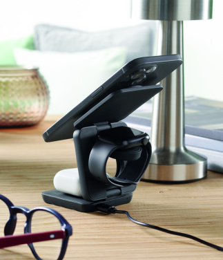 Logotrade corporate gift image of: 3in1 foldable charging station