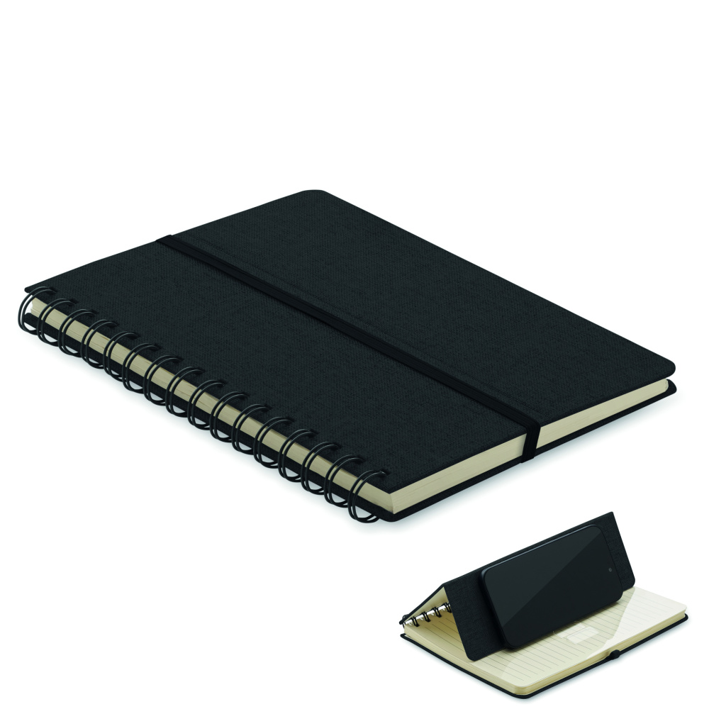 Logotrade corporate gifts photo of: A5 notebook with phone holder