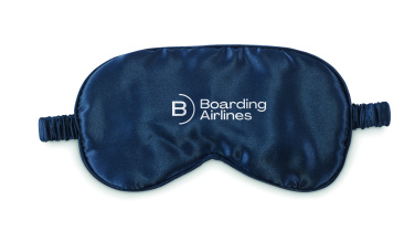 Logo trade corporate gifts picture of: Soft polyester eye mask