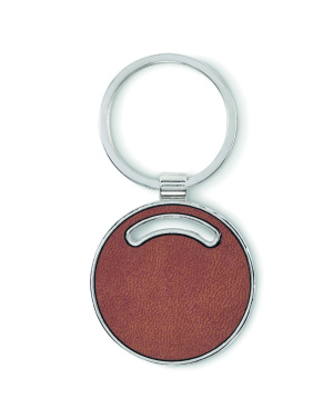 Logo trade advertising products picture of: Round shape key ring