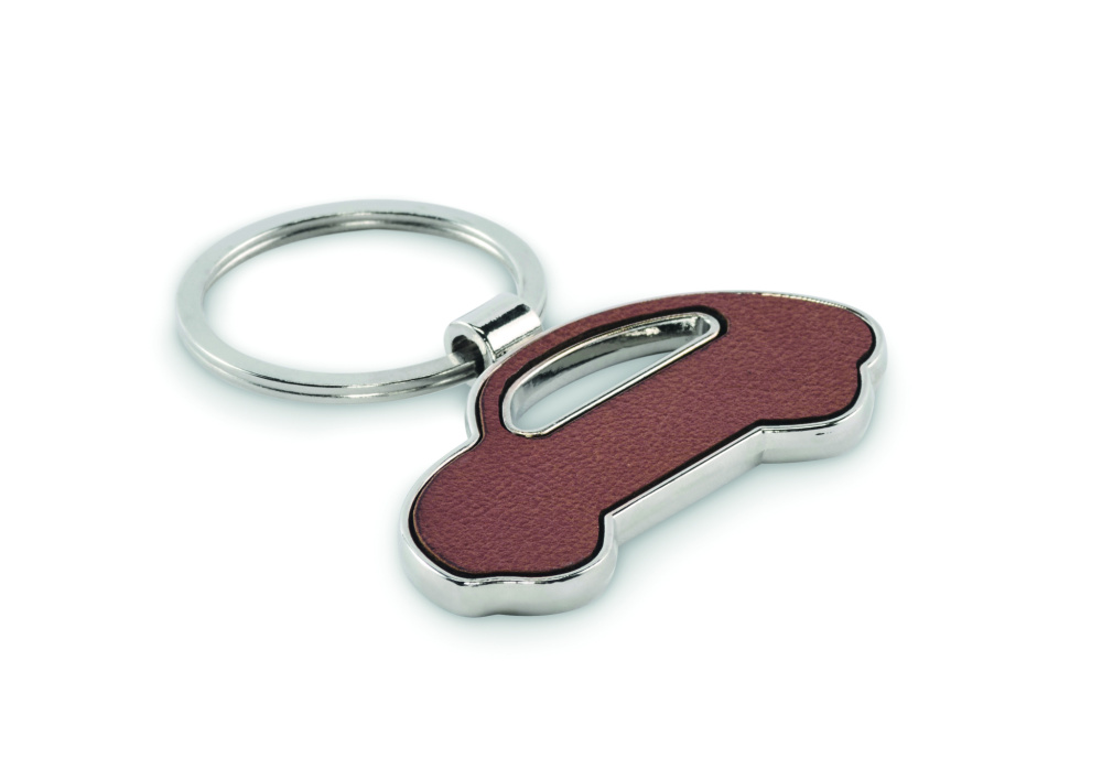 Logo trade corporate gift photo of: Car shaped key ring