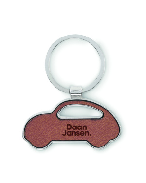 Logotrade promotional giveaway image of: Car shaped key ring