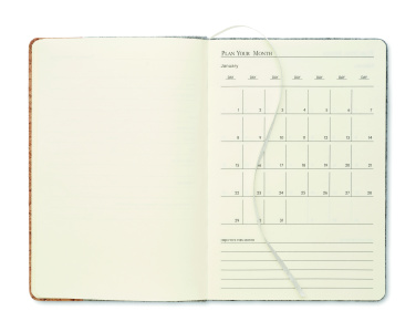 Logo trade corporate gifts image of: A5 RPET cork notebook