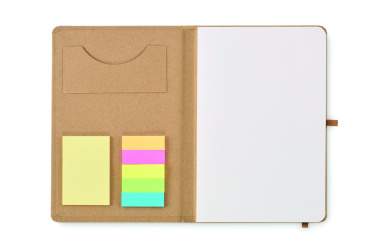 Logo trade promotional merchandise picture of: A5 notebook recycled paper set