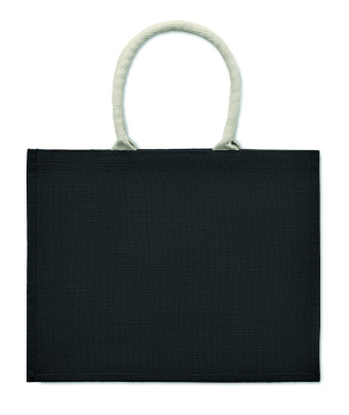 Logotrade promotional product picture of: Jute bag with cotton handle