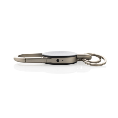 Logo trade promotional items image of: Keyfinder keychain with worldwide locating and USB C