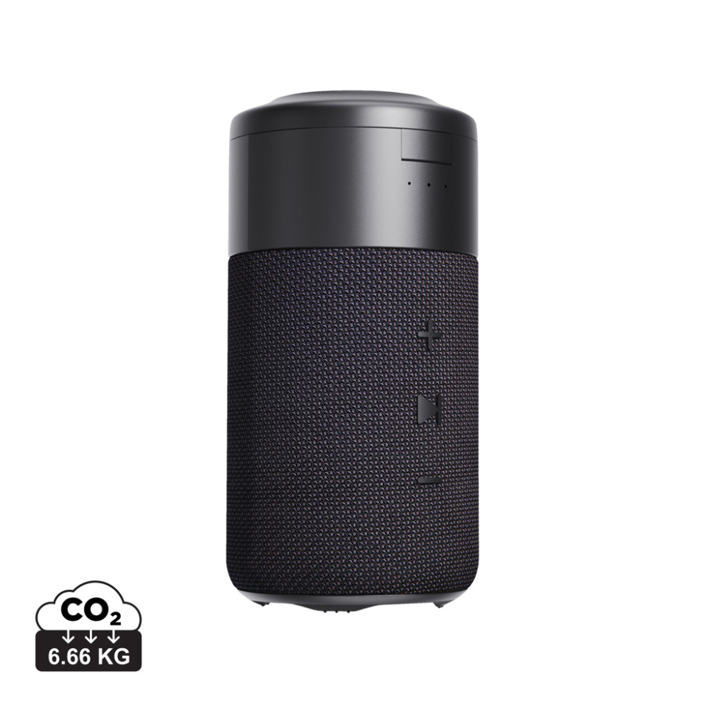 Logotrade promotional product picture of: Urban Vitamin Anaheim RCS recycled 10W speaker 15W charger