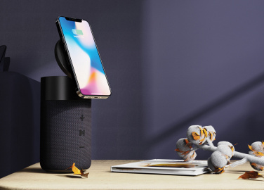 Logotrade corporate gifts photo of: Urban Vitamin Anaheim RCS recycled 10W speaker 15W charger