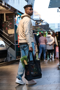 Logo trade promotional gift photo of: Iqlo Aware™ RPET 2-in-1 cooler tote