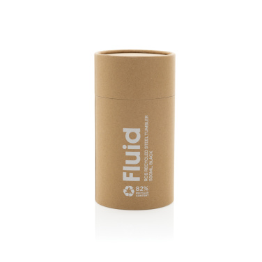 Logotrade promotional product image of: Fluid RCS certified recycled steel tumbler 500ml