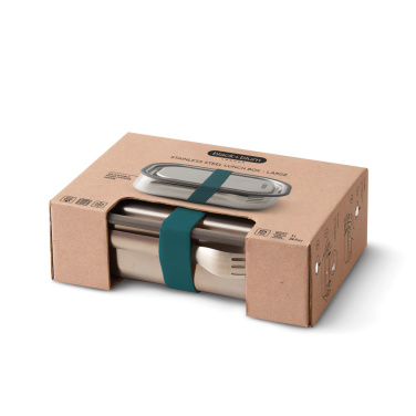 Logo trade corporate gift photo of: Black+Blum Stainless Steel Lunch Box Large