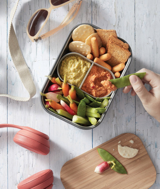 Logo trade promotional merchandise photo of: Black+Blum Stainless Steel Sandwich Box Large