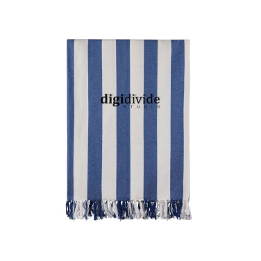 Logotrade corporate gifts photo of: VINGA Ornos GRS recycled cotton hammam towel