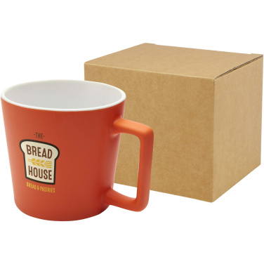Logo trade advertising product photo of: Cali 370 ml ceramic mug with matt finish