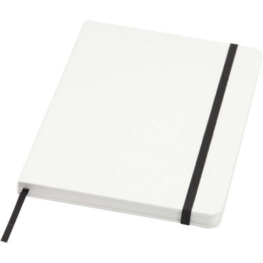Logo trade advertising products image of: Holm A5 stone paper hard cover notebook with lined pages