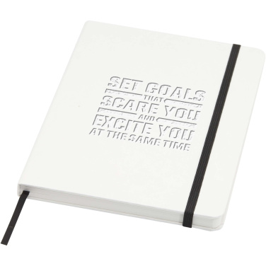 Logotrade promotional items photo of: Holm A5 stone paper hard cover notebook with lined pages