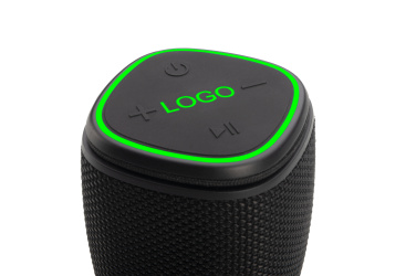Logo trade corporate gift photo of: Bluetooth speaker HERMON Schwarzwolf