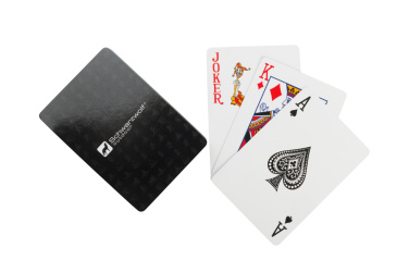 Logotrade business gifts photo of: Set of playing cards and dice MURRAY Schwarzwolf