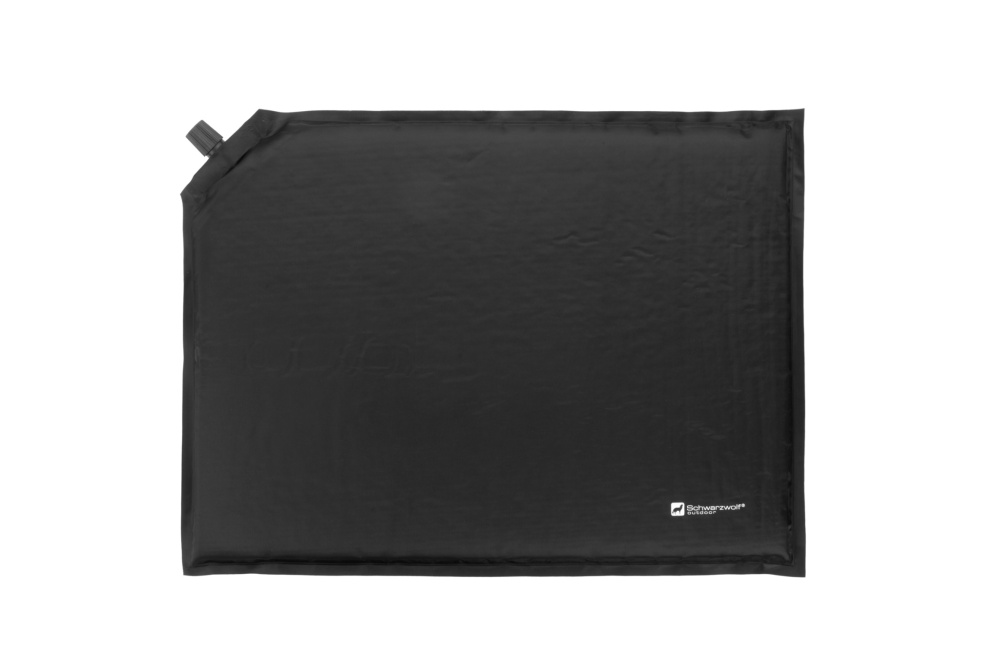 Logotrade promotional items photo of: Inflatable cushion ANTERO Schwarzwolf