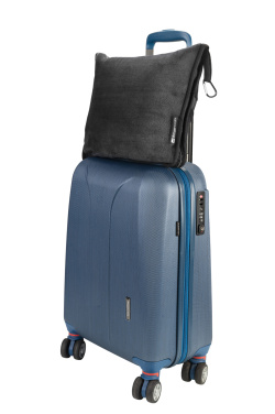 Logo trade business gift photo of: Blanket and pillow 2 in 1 AMIATA Schwarzwolf