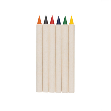 Logo trade promotional products picture of: Micki GRS infinity 6pc colouring pencil set