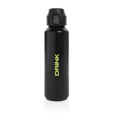 Logotrade advertising products photo of: Via RCS Re-steel lockable sport bottle 600ML
