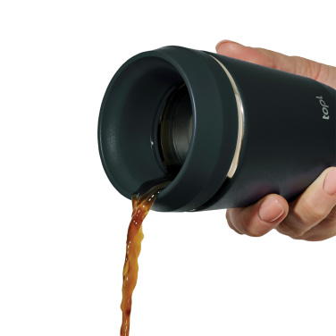 Logo trade promotional merchandise image of: Topl Recycled Steel To Go Tumbler Patented 360 Lid 235ml