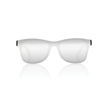 Logotrade promotional product picture of: Prism RCS recycled plastic sunglasses with bamboo frame