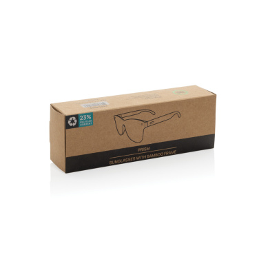 Logotrade promotional giveaway picture of: Prism RCS recycled plastic sunglasses with bamboo frame