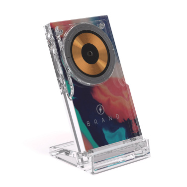 Logo trade business gifts image of: Magcharge 15W magnetic wireless charging stand