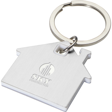 Logo trade promotional products image of: Nook house-shaped keychain