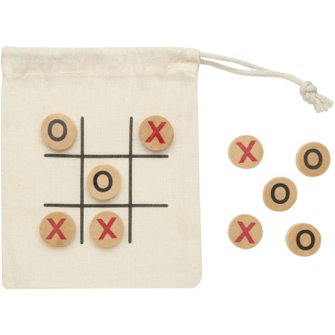 Logotrade promotional gift picture of: Whorl wooden tic, tac, toe game