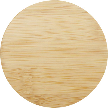 Logo trade promotional gifts picture of: Leona 350 ml glass cup with bamboo lid