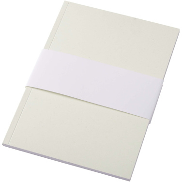 Logo trade promotional products image of: Novella Austen A5 recycled soft cover notebook - 50 sheets