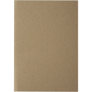 Logotrade advertising product picture of: Novella Austen A5 recycled soft cover kraft notebook - 100 sheets