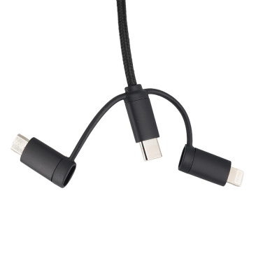 Logo trade promotional gift photo of: Cable 4in1 with illuminated logo - LH-ZM02