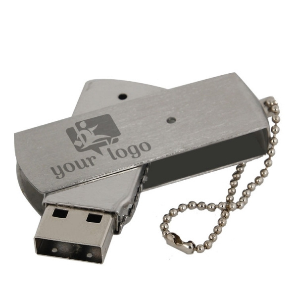 Logo trade corporate gift photo of: Metal USB stick