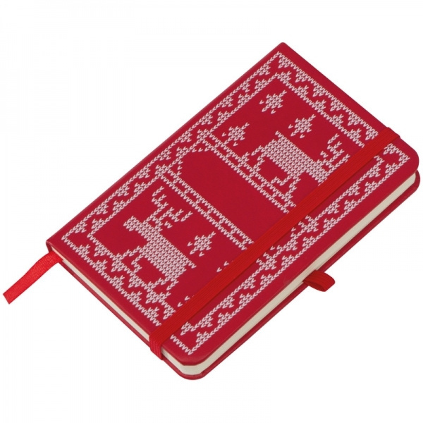 Logotrade promotional giveaway image of: A6 Notebook with Christmas design