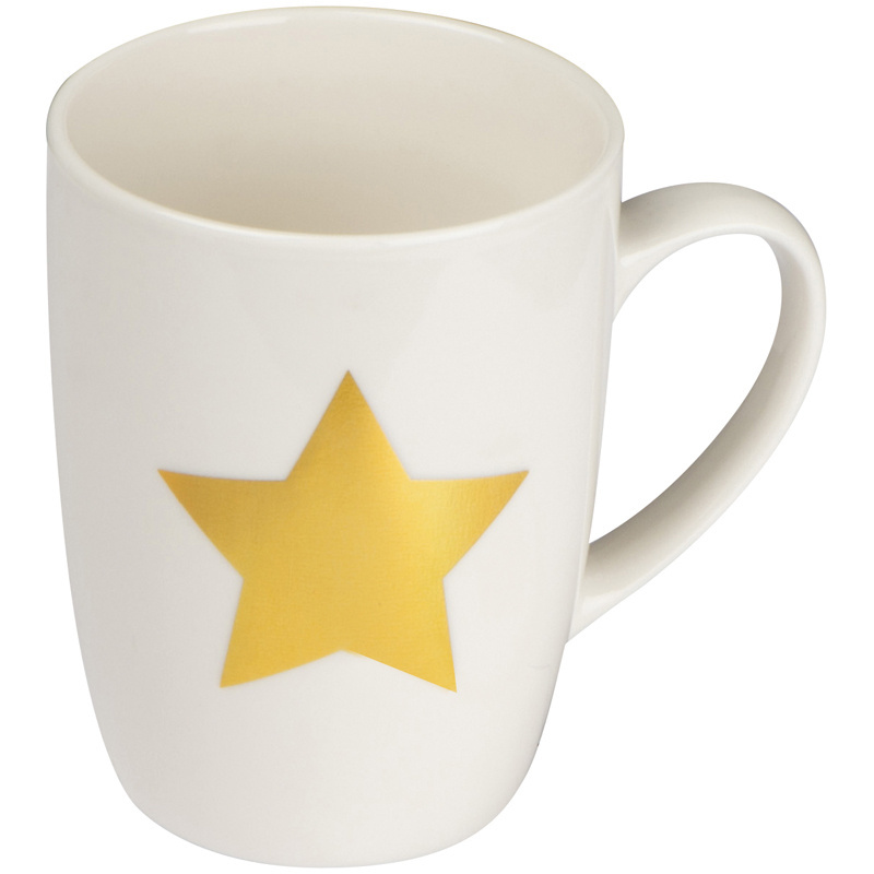 Logo trade corporate gifts image of: Mug with star print 300 ml
