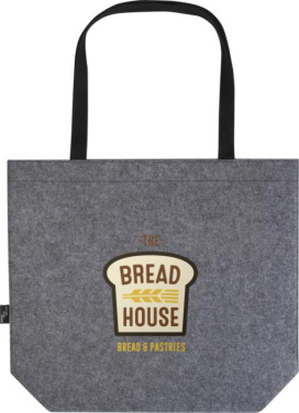 Logo trade promotional items picture of: Felta GRS recycled felt gusset tote bag 20L