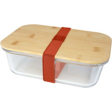 Logotrade promotional gifts photo of: Roby glass lunch box with bamboo lid