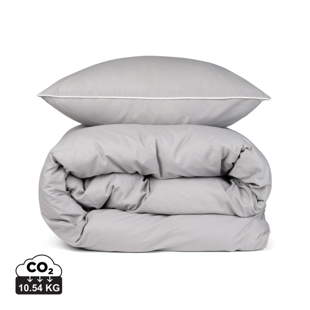 Logotrade promotional item image of: VINGA Marston OCS organic cotton bed linen, 4 pcs set