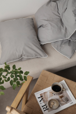 Logo trade promotional gifts picture of: VINGA Marston OCS organic cotton bed linen, 4 pcs set