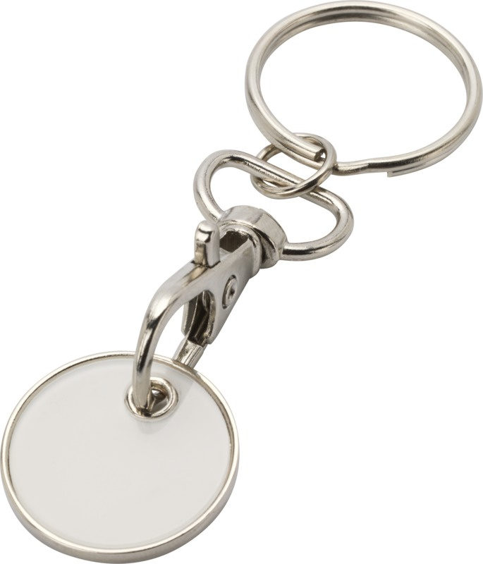 Logotrade promotional products photo of: Rory keyring with trolley coin