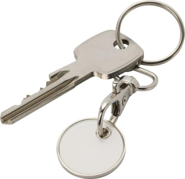 Logotrade promotional merchandise picture of: Rory keyring with trolley coin