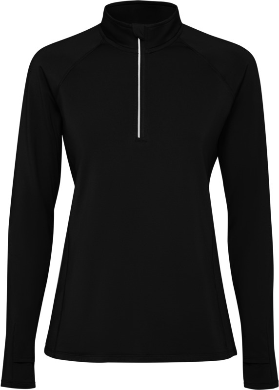 Logotrade promotional item image of: Estambul long sleeve women's half zip sweatshirt