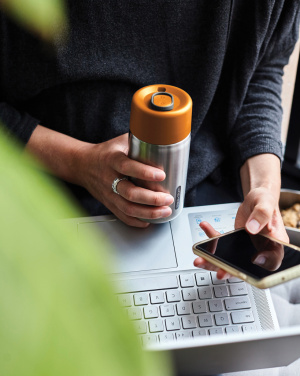 Logo trade promotional products image of: Black+Blum Insulated Leakproof Travel Cup Stainless Steel